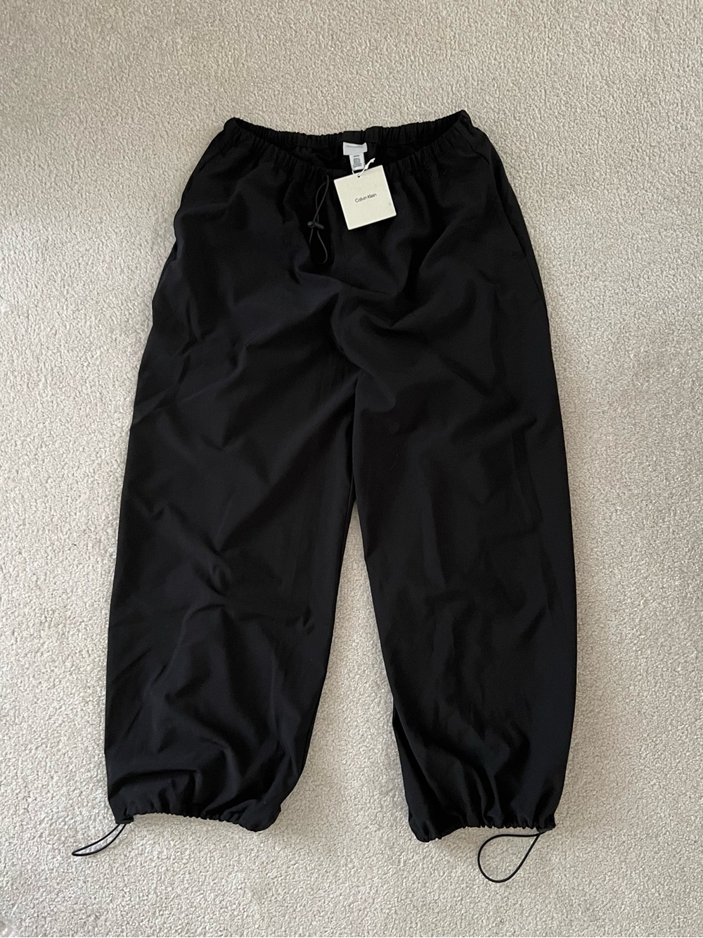 Calvin Klein drawstring nylon pants